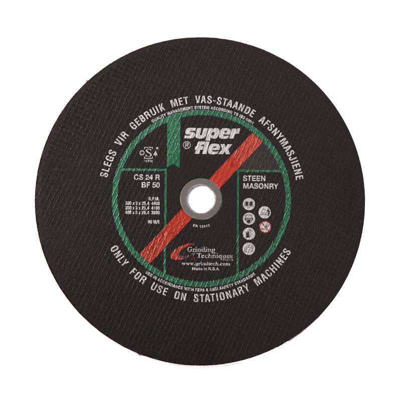 SUPERFLEX INDUSTRIAL STATIONARY CUTTING DISCS FOR STONE