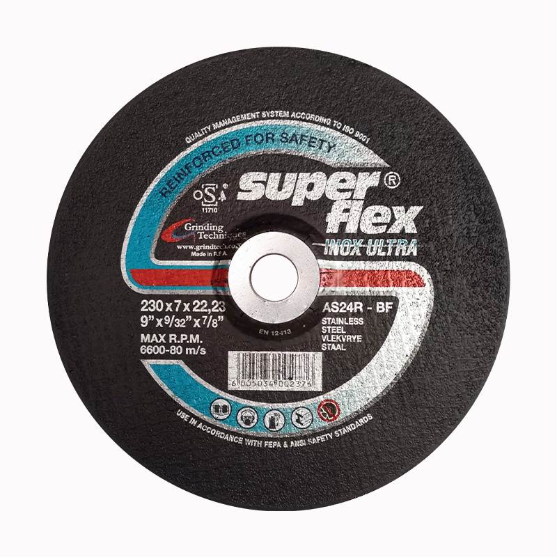 SUPERFLEX PROFESSIONAL ANGLE GRINDING DISC FOR STAINLESS STEEL