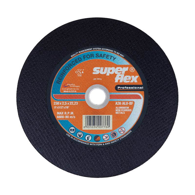 SUPERFLEX PROFESSIONAL CUTTING DISC FOR NON-FERROUS METALS Front